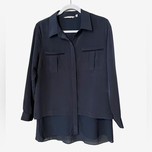 Soft Surroundings Women’s Layered Button Down Blouse